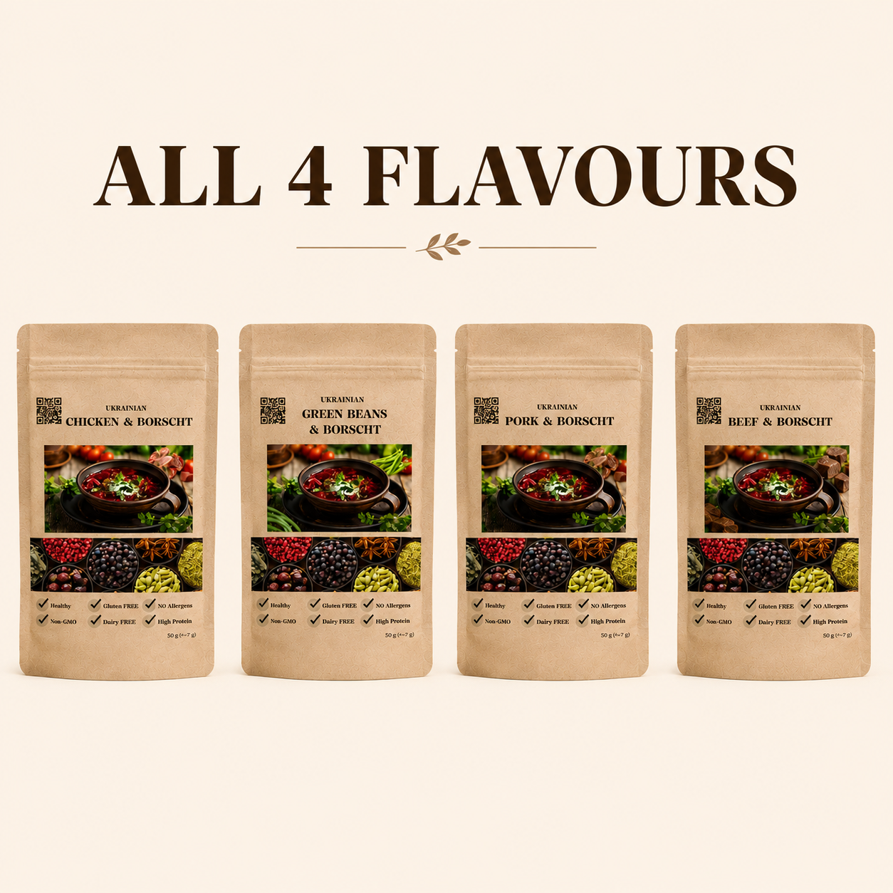 Borscht Sampler — One of Each Flavour