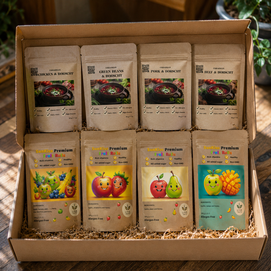 Live Taste Discovery Box — 4 Borscht + 4 Fruit Rolls