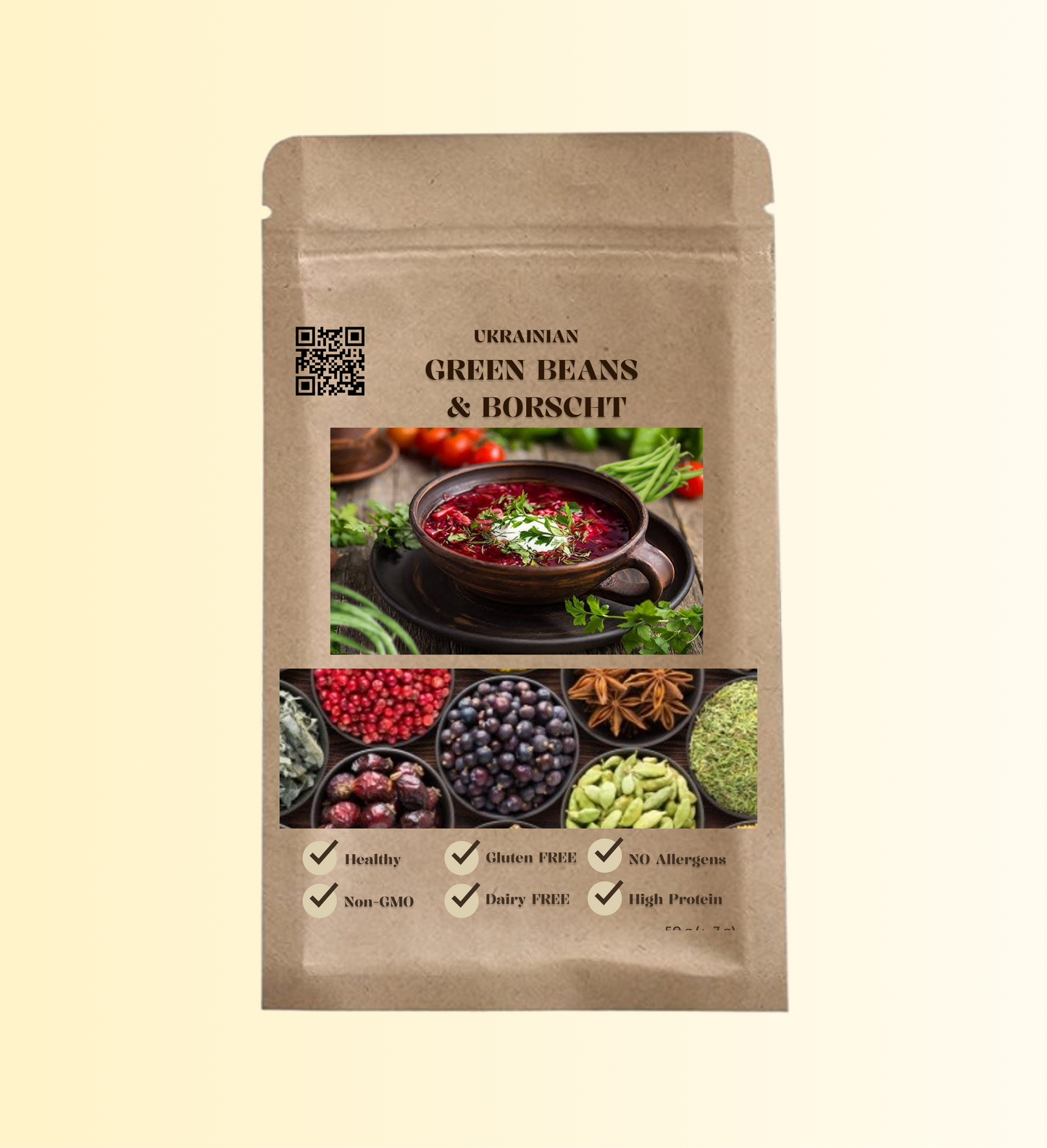 Dried Ukrainian Green Beans & Borscht