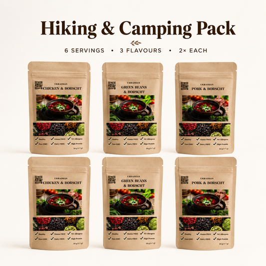 Hiking & Camping Pack — 6 Borschts