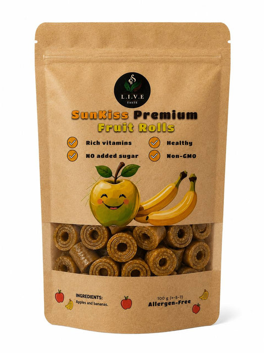 SunKiss Premium Fruit Rolls Apple and Banana