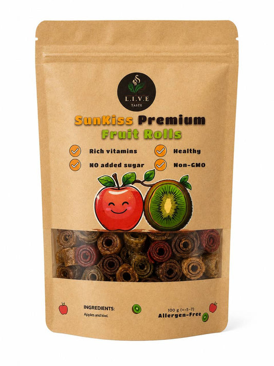 SunKiss Premium Fruit Rolls Apple and Kiwi