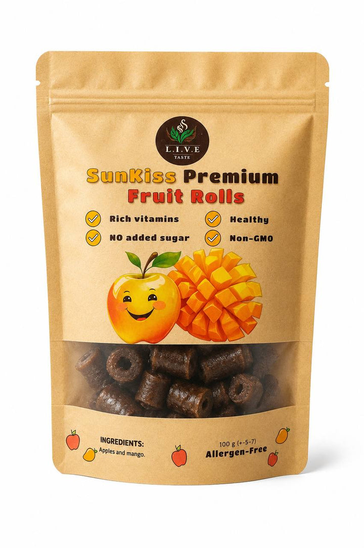 SunKiss Premium Fruit Rolls Apple and Mango