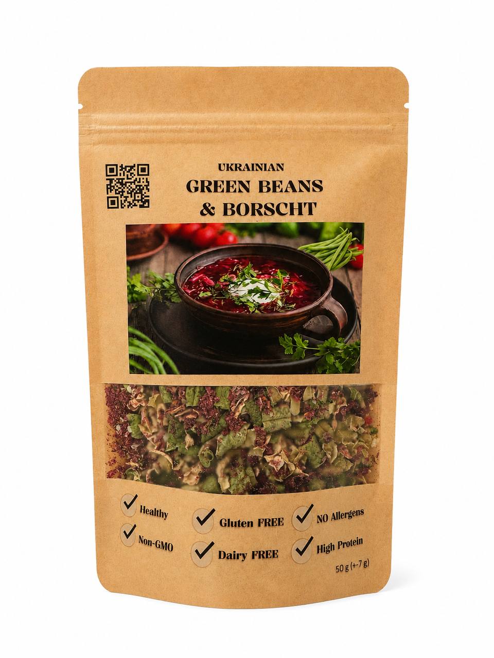 Dried Ukrainian Green Beans & Borscht