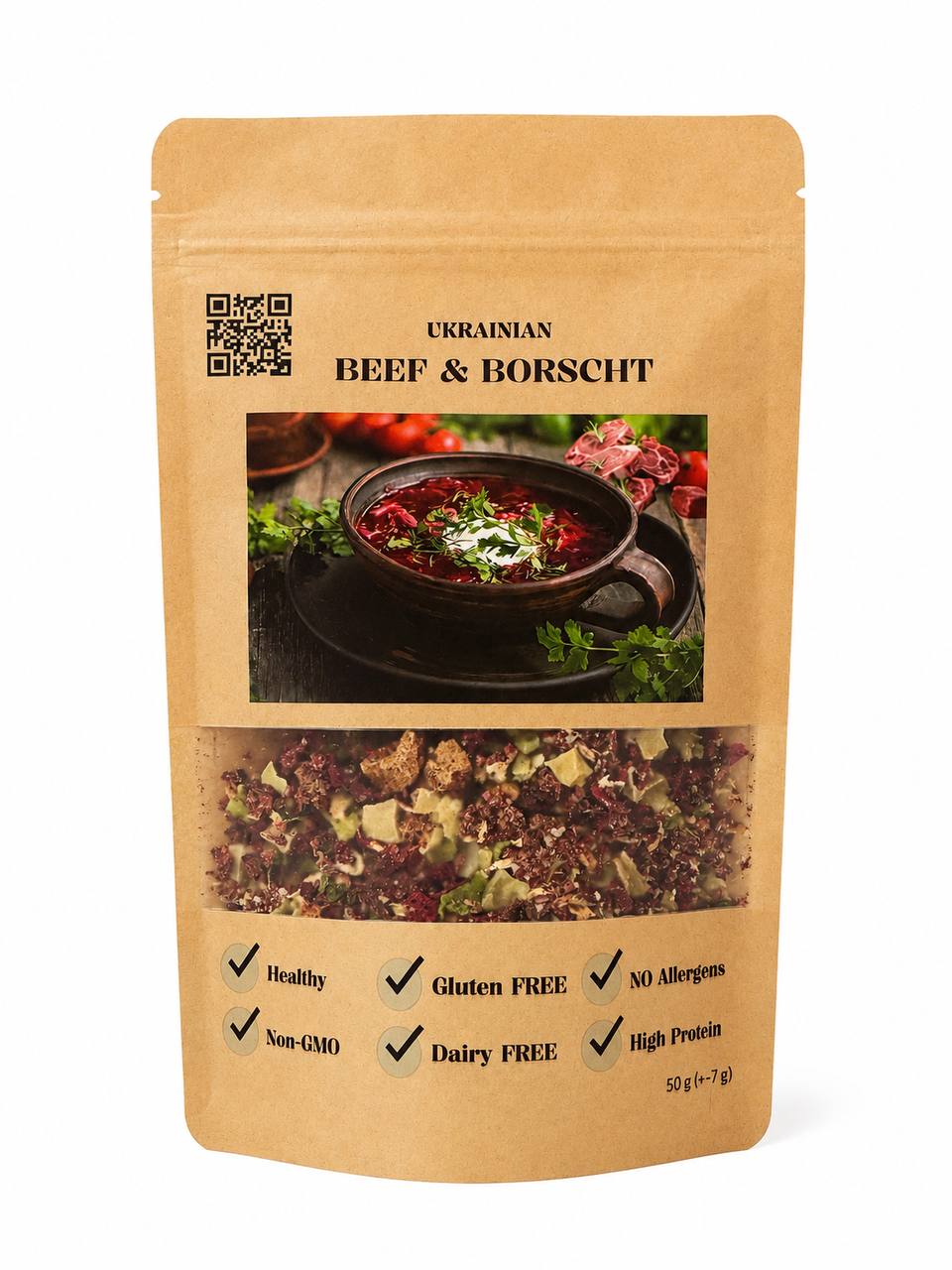 Dried Ukrainian Beef & Borscht