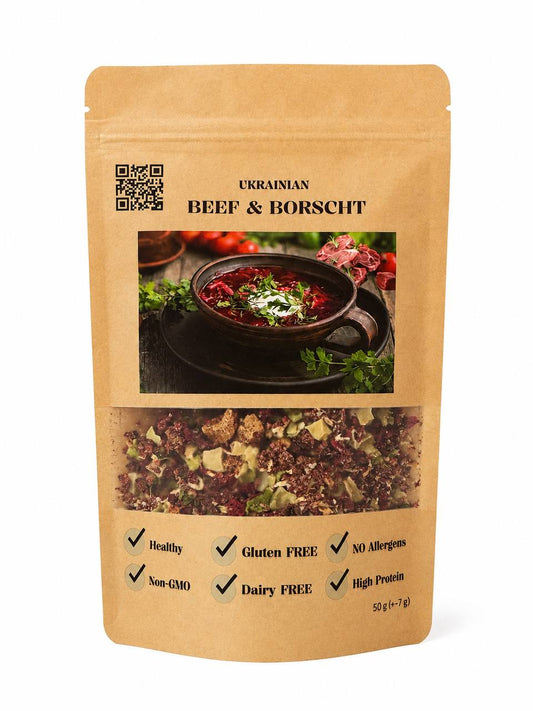 Dried Ukrainian Beef & Borscht