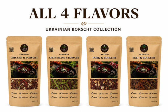 Borscht Sampler — One of Each Flavour