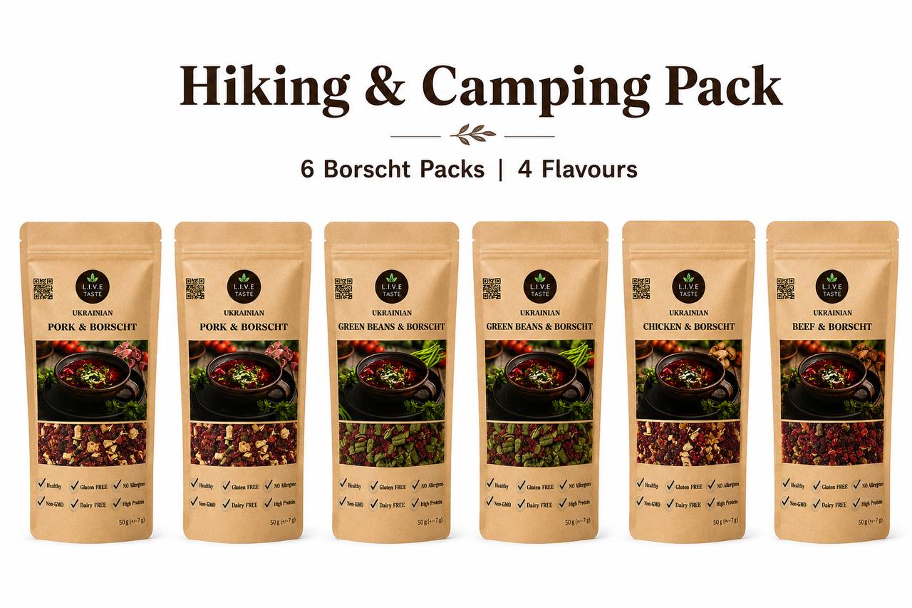 Hiking & Camping Pack — 6 Borschts
